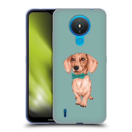 Barruf Dogs Dachshund, The Wiener Soft Gel Case for Nokia 1.4