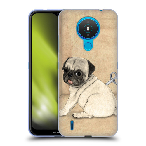 Barruf Dogs Pug Toy Soft Gel Case for Nokia 1.4