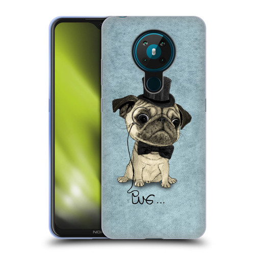 Barruf Dogs Gentle Pug Soft Gel Case for Nokia 5.3