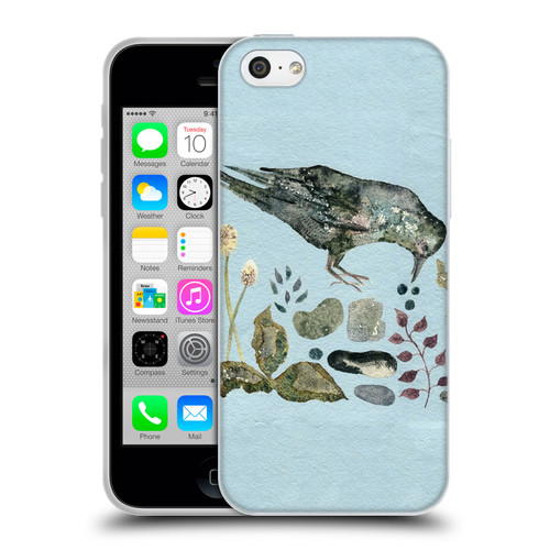 Wyanne Birds Fallen Blueberries Soft Gel Case for Apple iPhone 5c