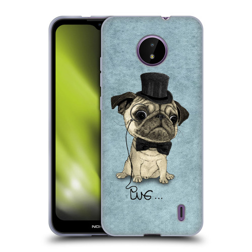 Barruf Dogs Gentle Pug Soft Gel Case for Nokia C10 / C20