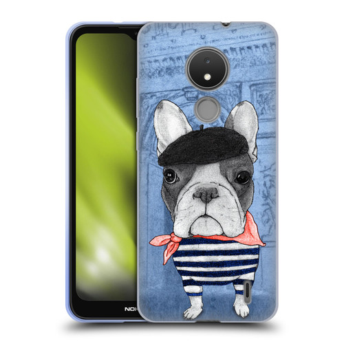 Barruf Dogs French Bulldog Soft Gel Case for Nokia C21