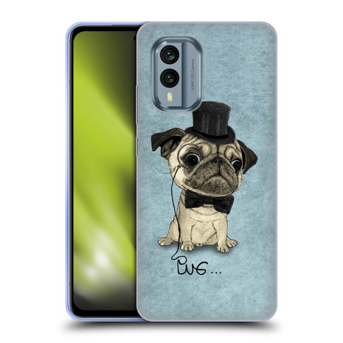 Barruf Dogs Gentle Pug Soft Gel Case for Nokia X30