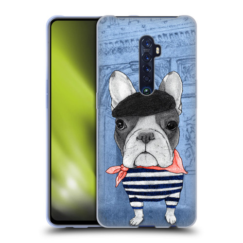 Barruf Dogs French Bulldog Soft Gel Case for OPPO Reno 2