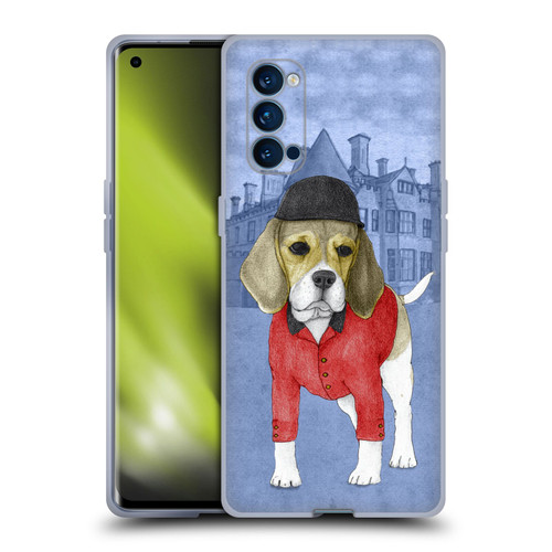 Barruf Dogs Beagle Soft Gel Case for OPPO Reno 4 Pro 5G