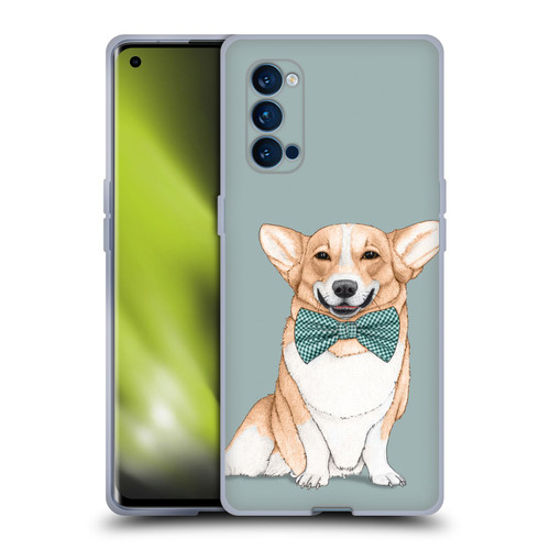 Barruf Dogs Corgi Soft Gel Case for OPPO Reno 4 Pro 5G