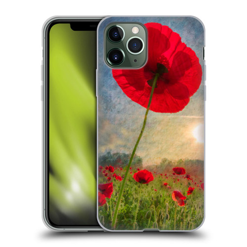 Celebrate Life Gallery Florals Red Flower Soft Gel Case for Apple iPhone 11 Pro