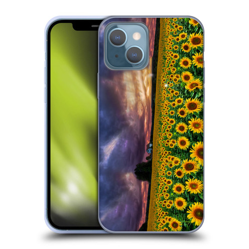 Celebrate Life Gallery Florals Stormy Sunrise Soft Gel Case for Apple iPhone 13