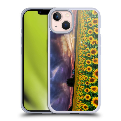 Celebrate Life Gallery Florals Stormy Sunrise Soft Gel Case for Apple iPhone 13