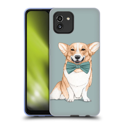 Barruf Dogs Corgi Soft Gel Case for Samsung Galaxy A03 (2021)