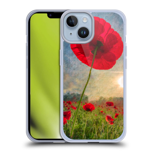 Celebrate Life Gallery Florals Red Flower Soft Gel Case for Apple iPhone 14