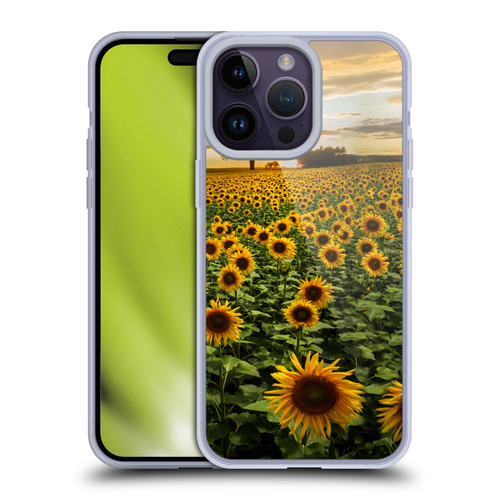Celebrate Life Gallery Florals Big Sunflower Field Soft Gel Case for Apple iPhone 14 Pro Max