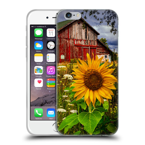 Celebrate Life Gallery Florals Barn Meadow Flowers Soft Gel Case for Apple iPhone 6 / iPhone 6s