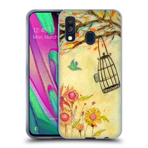 Wyanne Birds Free To Be Soft Gel Case for Samsung Galaxy A40 (2019)