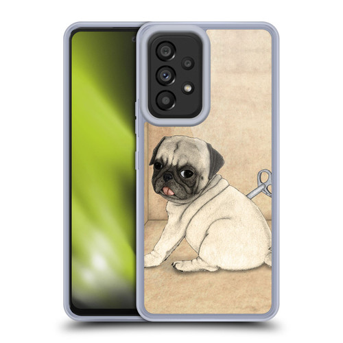 Barruf Dogs Pug Toy Soft Gel Case for Samsung Galaxy A53 5G (2022)