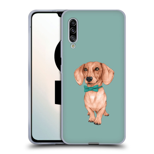 Barruf Dogs Dachshund, The Wiener Soft Gel Case for Samsung Galaxy A90 5G (2019)