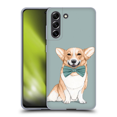 Barruf Dogs Corgi Soft Gel Case for Samsung Galaxy S21 FE 5G