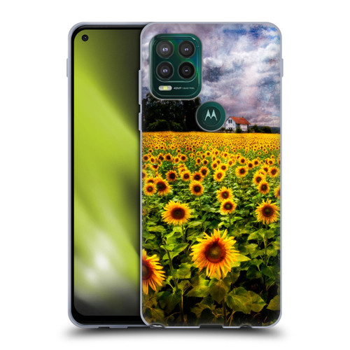 Celebrate Life Gallery Florals Dreaming Of Sunflowers Soft Gel Case for Motorola Moto G Stylus 5G 2021