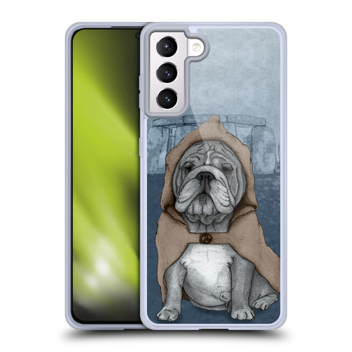Barruf Dogs English Bulldog Soft Gel Case for Samsung Galaxy S21+ 5G