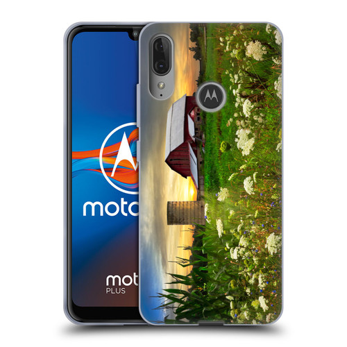 Celebrate Life Gallery Florals Sunset Lace Pastures Soft Gel Case for Motorola Moto E6 Plus