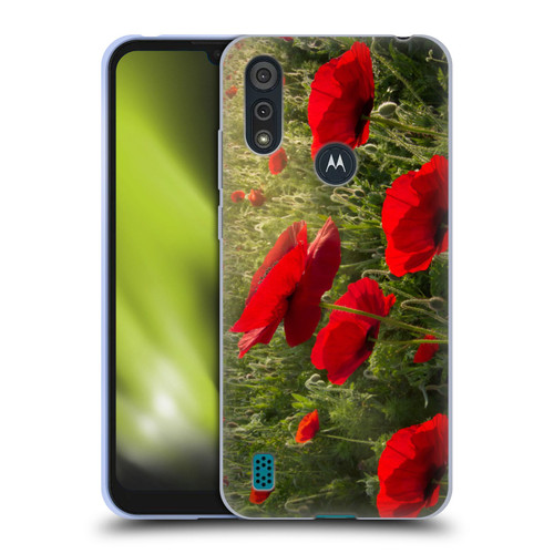 Celebrate Life Gallery Florals Waiting For The Morning Soft Gel Case for Motorola Moto E6s (2020)