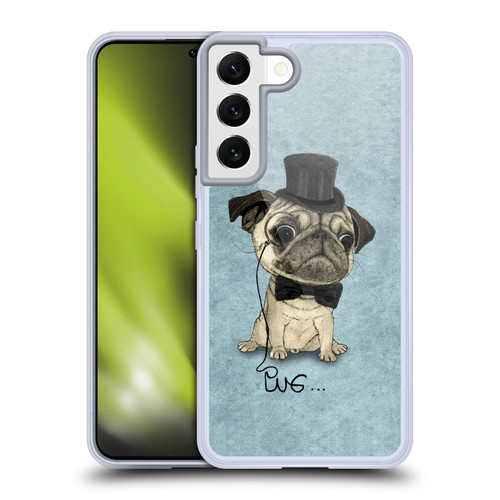 Barruf Dogs Gentle Pug Soft Gel Case for Samsung Galaxy S22 5G