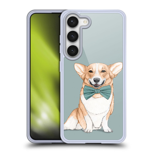 Barruf Dogs Corgi Soft Gel Case for Samsung Galaxy S23 5G