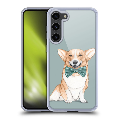 Barruf Dogs Corgi Soft Gel Case for Samsung Galaxy S23+ 5G