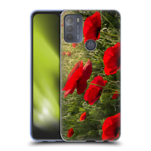 Celebrate Life Gallery Florals Waiting For The Morning Soft Gel Case for Motorola Moto G50