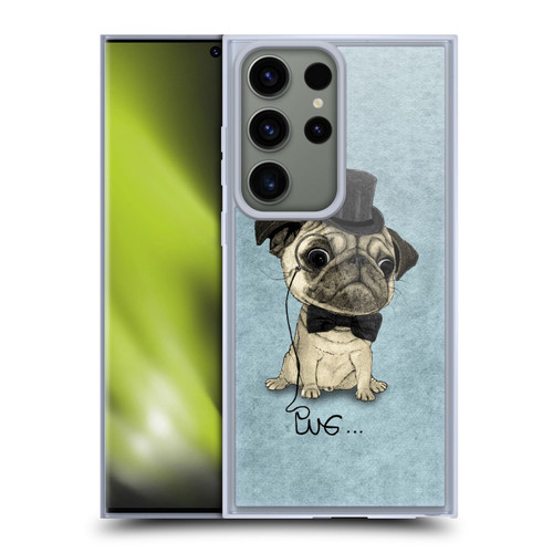 Barruf Dogs Gentle Pug Soft Gel Case for Samsung Galaxy S23 Ultra 5G
