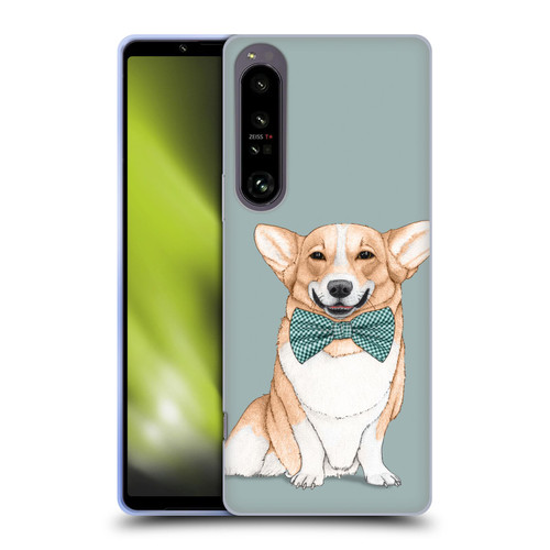 Barruf Dogs Corgi Soft Gel Case for Sony Xperia 1 IV