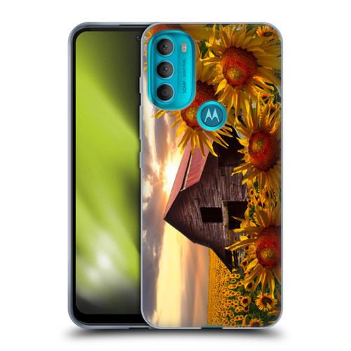 Celebrate Life Gallery Florals Sunflower Dance Soft Gel Case for Motorola Moto G71 5G