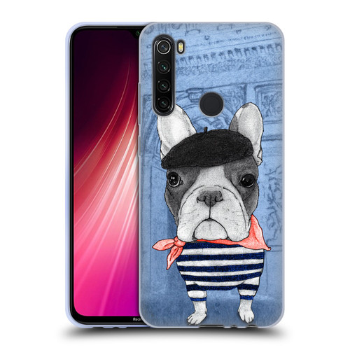 Barruf Dogs French Bulldog Soft Gel Case for Xiaomi Redmi Note 8T