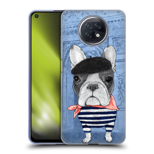 Barruf Dogs French Bulldog Soft Gel Case for Xiaomi Redmi Note 9T 5G