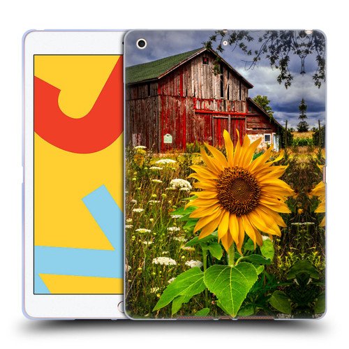 Celebrate Life Gallery Florals Barn Meadow Flowers Soft Gel Case for Apple iPad 10.2 2019/2020/2021