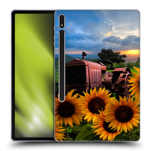 Celebrate Life Gallery Florals Tractor Heaven Soft Gel Case for Samsung Galaxy Tab S8 Plus