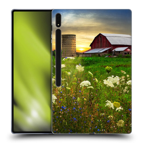 Celebrate Life Gallery Florals Sunset Lace Pastures Soft Gel Case for Samsung Galaxy Tab S8 Ultra
