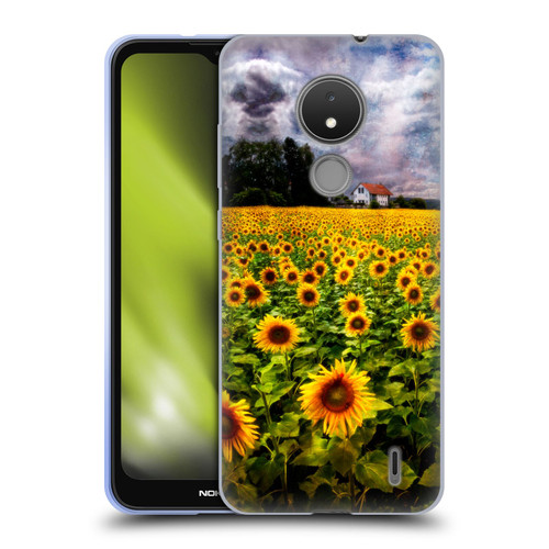 Celebrate Life Gallery Florals Dreaming Of Sunflowers Soft Gel Case for Nokia C21