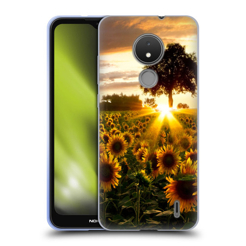 Celebrate Life Gallery Florals Fields Of Gold Soft Gel Case for Nokia C21