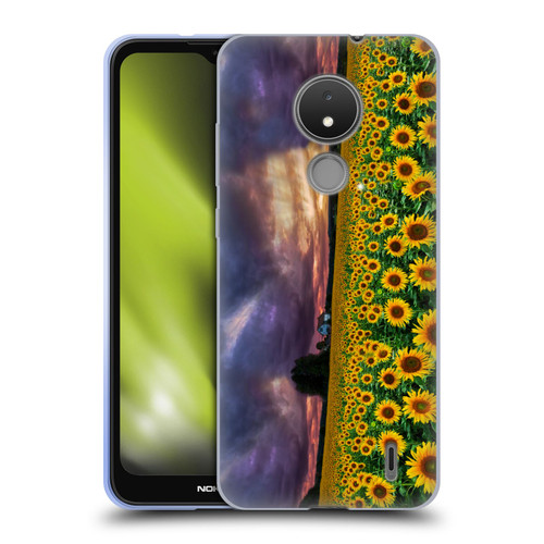 Celebrate Life Gallery Florals Stormy Sunrise Soft Gel Case for Nokia C21