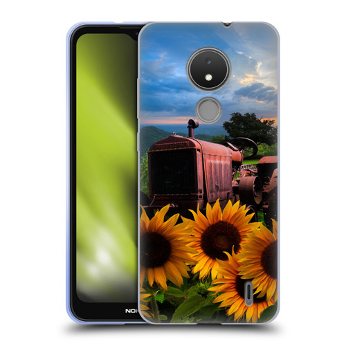 Celebrate Life Gallery Florals Tractor Heaven Soft Gel Case for Nokia C21