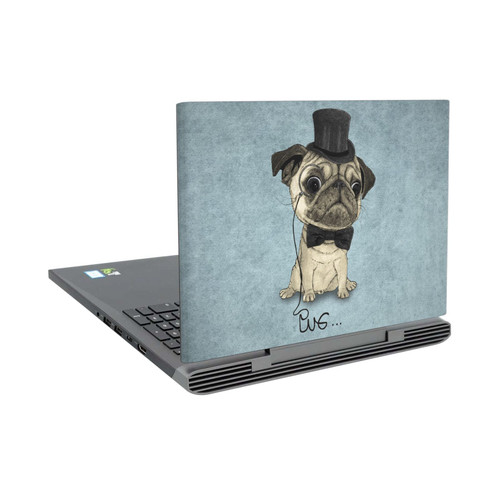 Barruf Dogs Gentle Pug Vinyl Sticker Skin Decal Cover for Dell Inspiron 15 7000 P65F