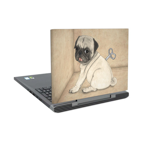 Barruf Dogs Pug Toy Vinyl Sticker Skin Decal Cover for Dell Inspiron 15 7000 P65F