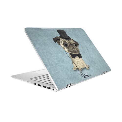 Barruf Dogs Gentle Pug Vinyl Sticker Skin Decal Cover for HP Spectre Pro X360 G2