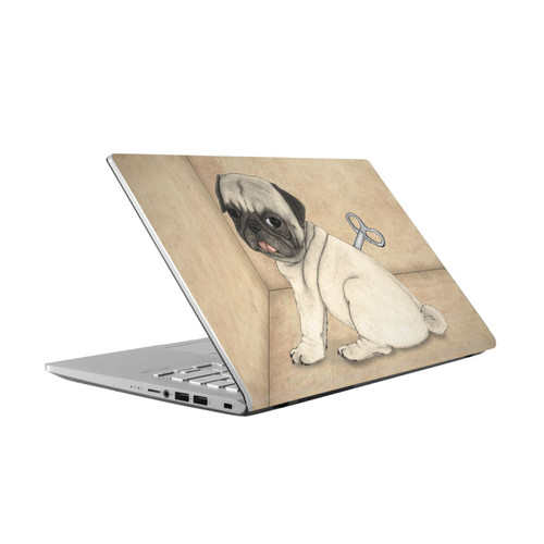 Barruf Dogs Pug Toy Vinyl Sticker Skin Decal Cover for Asus Vivobook 14 X409FA-EK555T