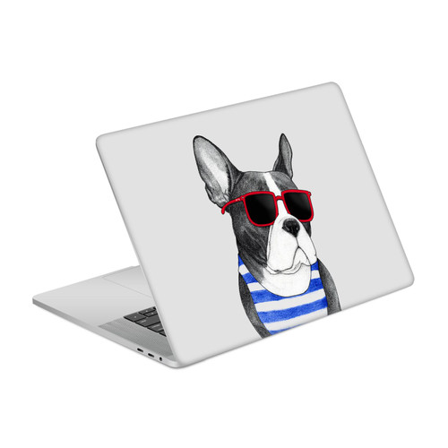 Barruf Dogs Frenchie Summer Style Vinyl Sticker Skin Decal Cover for Apple MacBook Pro 15.4" A1707/A1990