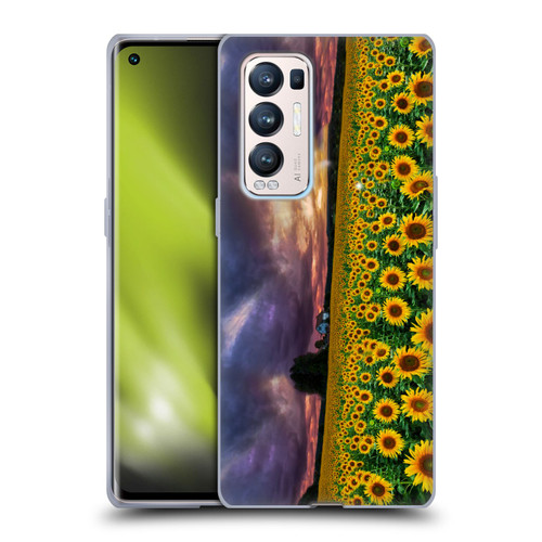 Celebrate Life Gallery Florals Stormy Sunrise Soft Gel Case for OPPO Find X3 Neo / Reno5 Pro+ 5G