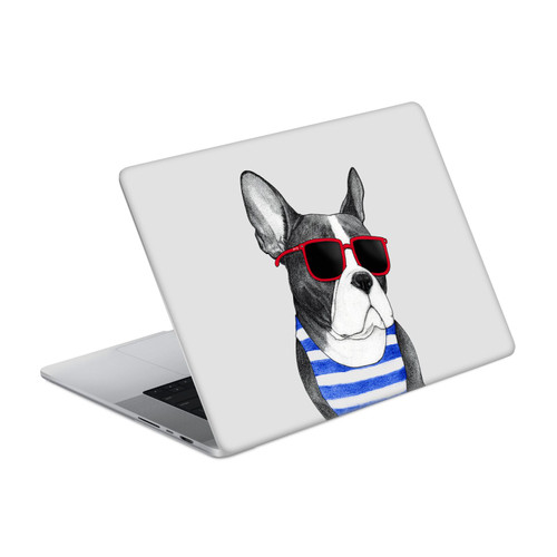 Barruf Dogs Frenchie Summer Style Vinyl Sticker Skin Decal Cover for Apple MacBook Pro 14" A2442 / A3426 / A3427