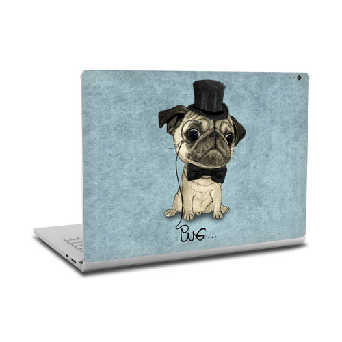 Barruf Dogs Gentle Pug Vinyl Sticker Skin Decal Cover for Microsoft Surface Book 2