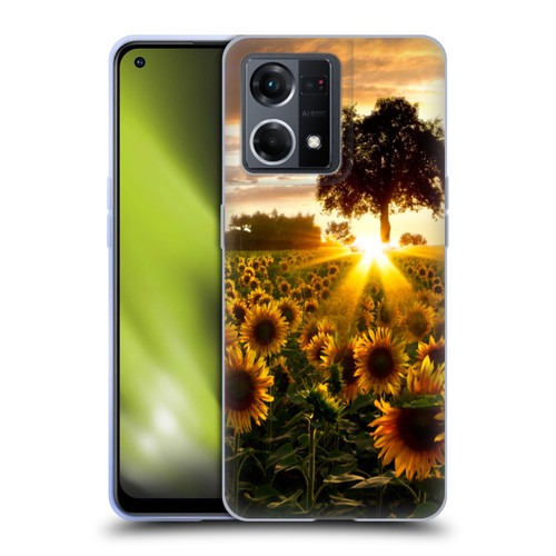 Celebrate Life Gallery Florals Fields Of Gold Soft Gel Case for OPPO Reno8 4G